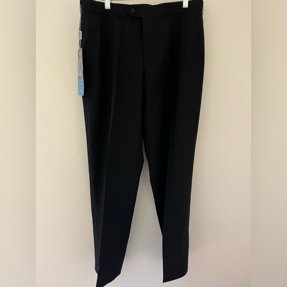 Marks & Spencer Tailoring Tailored Fit Flat Front Stretch Trousers New with Tags - Picture 1 of 5